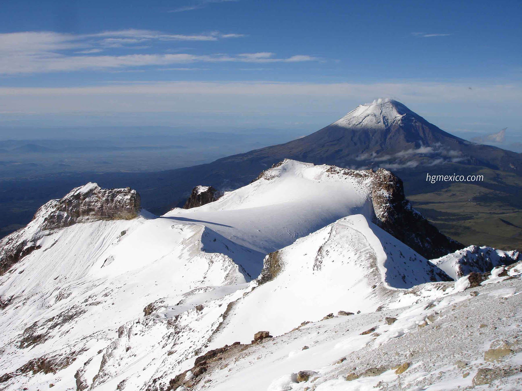 Iztaccihuatl climbng mexico