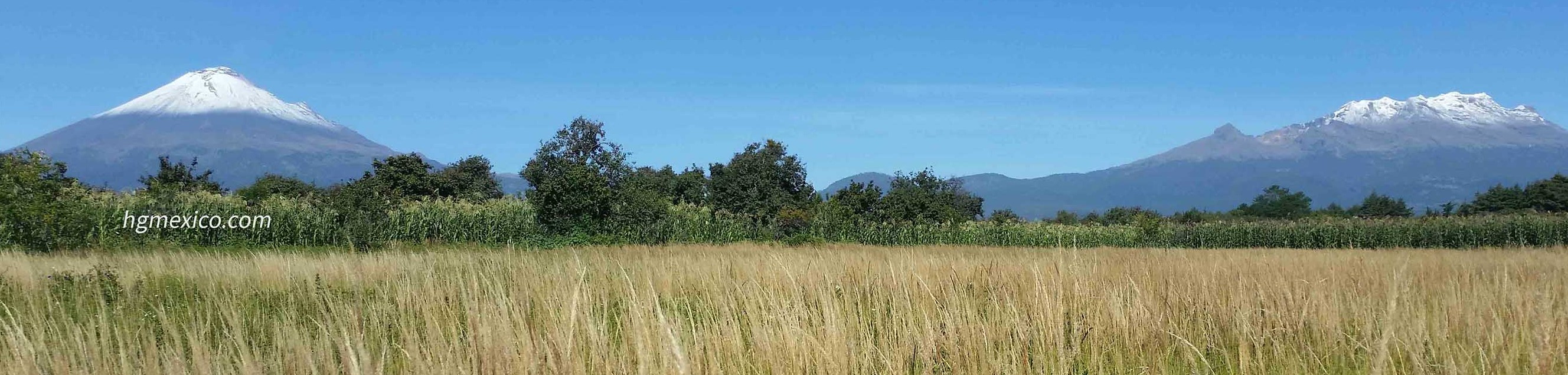 Iztaccihuatl and Popocatepetl 