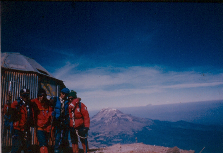 Refugio en la cumbre del Popocatepetl